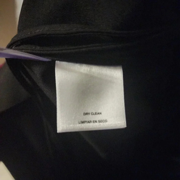 Kasper A-Line Midi Dress Black & White Sleeveless Dotted Back Zip Size 18W - Picture 6 of 10